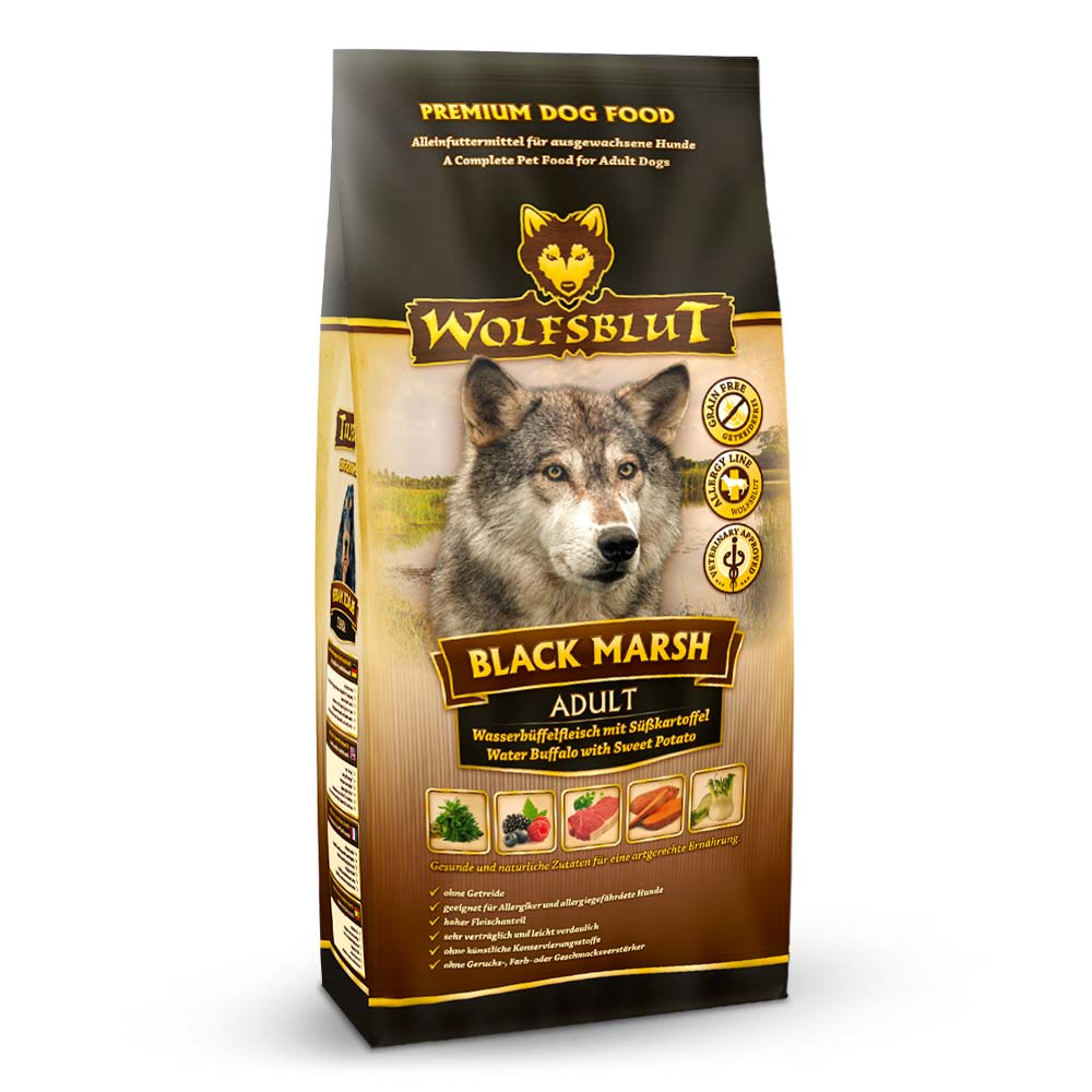 Wolfsblut Adult Black Marsh Trockenfutter 15 kg PREMIUM PET PRODUCTS